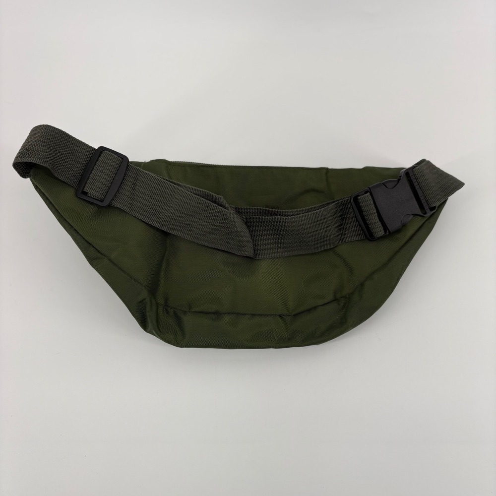 Wanderlust Fanny Pack Green Adjustable Strap Zip Pockets‎ Travel Hiking Bag - Picture 2 of 5